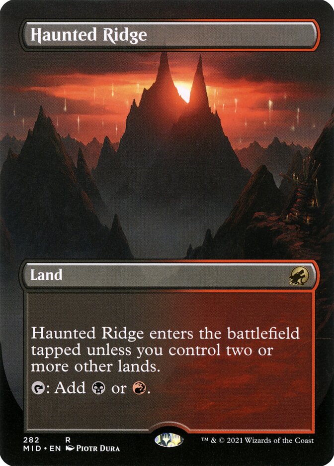 Haunted Ridge 282 (Innistrad: Midnight Hunt)  - Foil | Good Games Adelaide SA