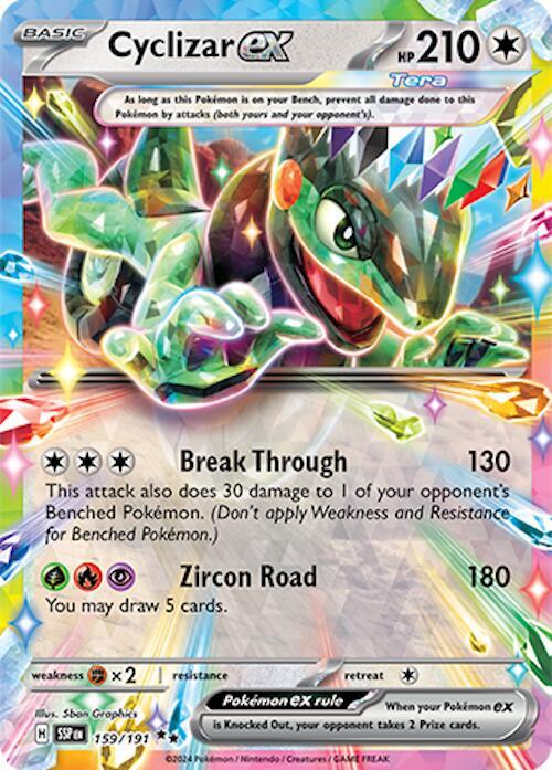 Cyclizar ex 159/191 (SV08: Surging Sparks)  - Holofoil | Good Games Adelaide SA