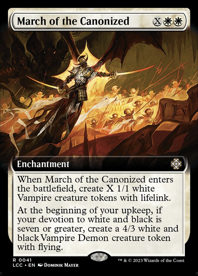 March of the Canonized 41 (Commander: The Lost Caverns of Ixalan)  | Good Games Adelaide SA