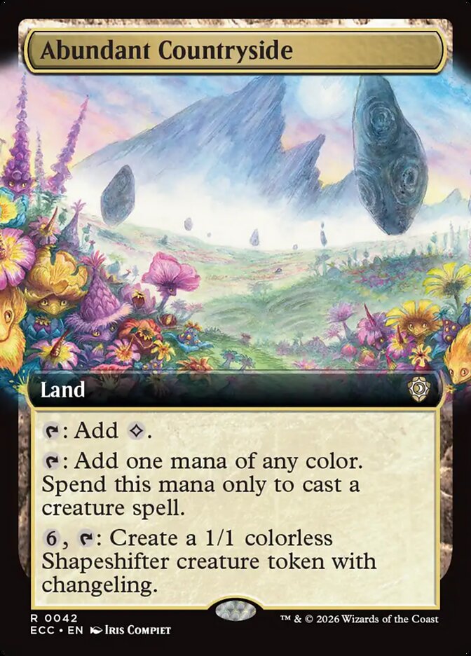 Abundant Countryside  42/176 (Commander: Lorwyn Eclipsed)  - Extended Art  | Good Games Adelaide SA