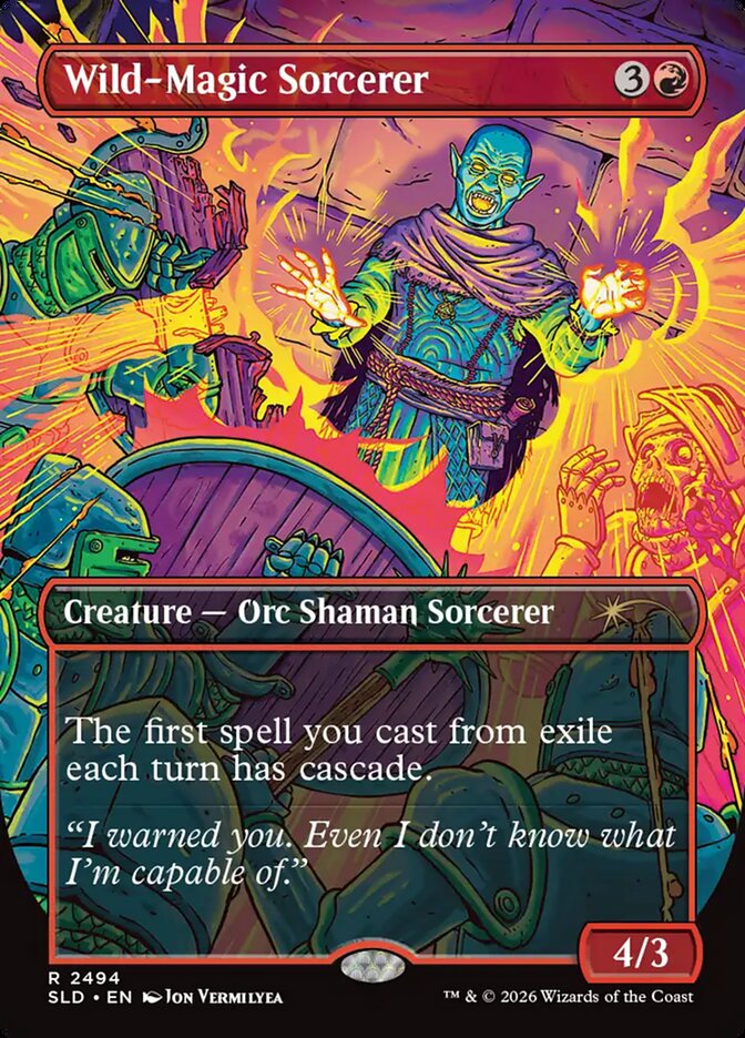 Wild Magic Sorcerer 2494 (Secret Lair Drop Series)  - Foil | Good Games Adelaide SA