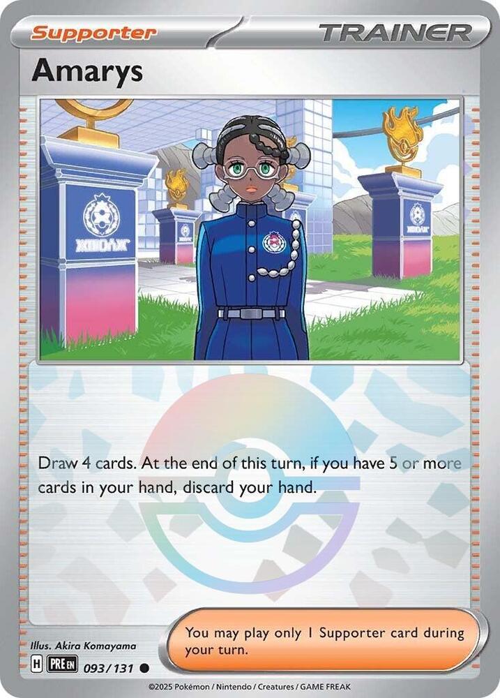Amarys 093/131 (SV: Prismatic Evolutions)  - Holofoil | Good Games Adelaide SA