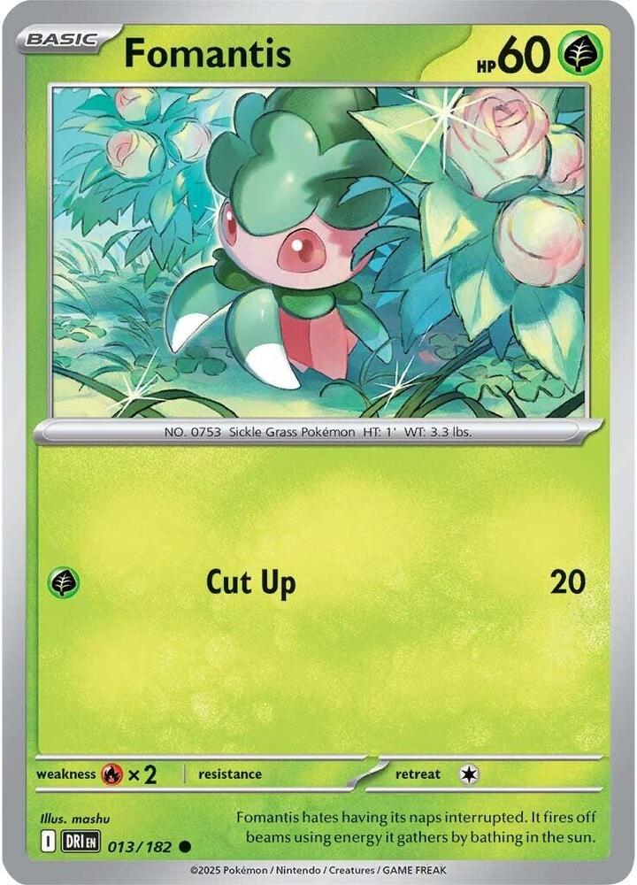 Fomantis 013/182 (SV10: Destined Rivals)  | Good Games Adelaide SA
