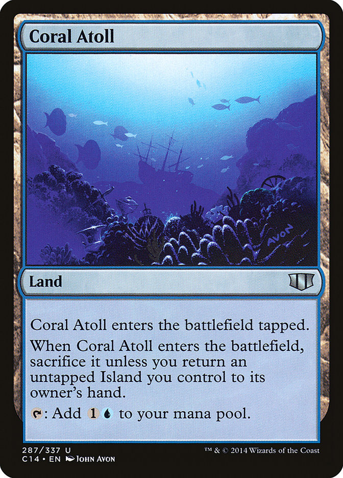 Coral Atoll 287 (Commander 2014)  | Good Games Adelaide SA
