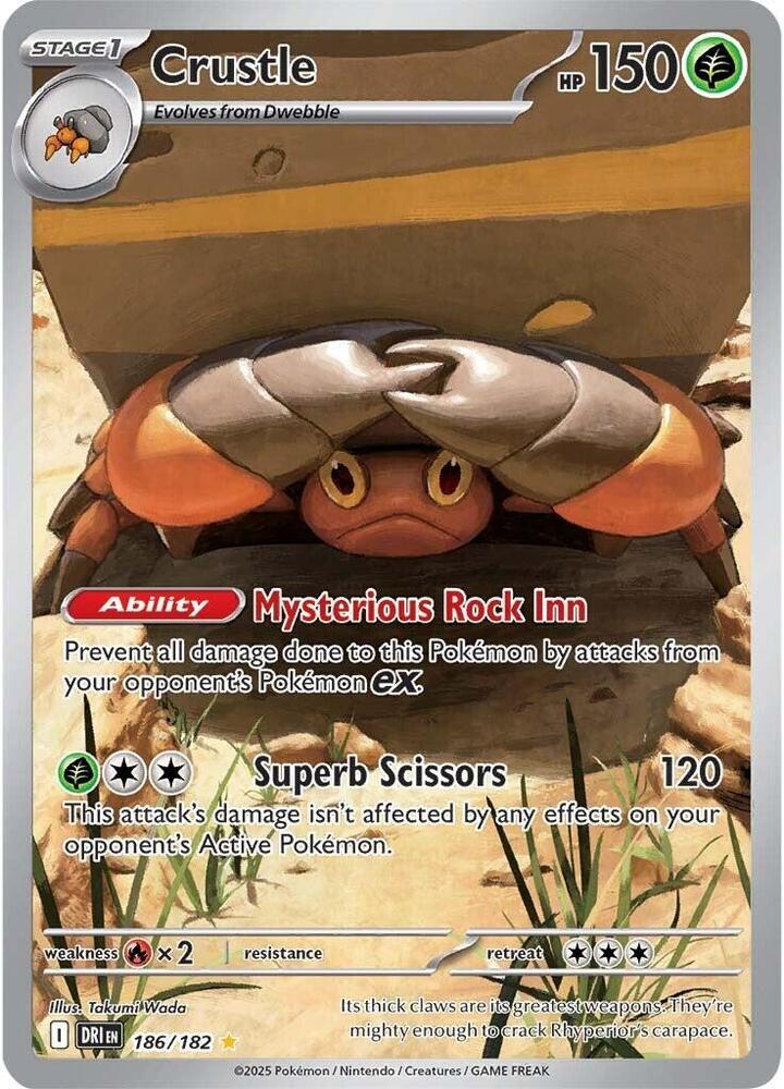 Crustle 186/182 186/182 (SV10: Destined Rivals)  - Holofoil | Good Games Adelaide SA