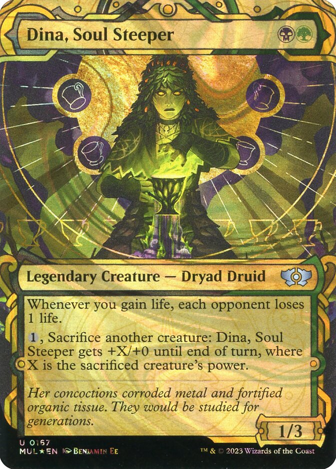 Dina, Soul Steeper 167 (March of the Machine: Multiverse Legends)  - Showcase Halo Foil | Good Games Adelaide SA