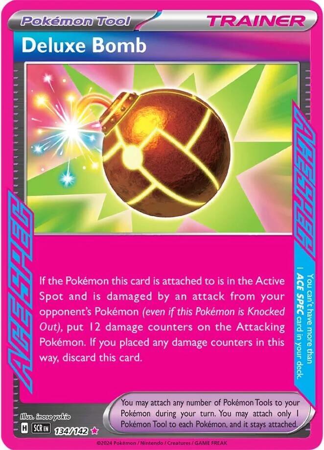 Deluxe Bomb 134/142 (SV07: Stellar Crown)  - Holofoil | Good Games Adelaide SA