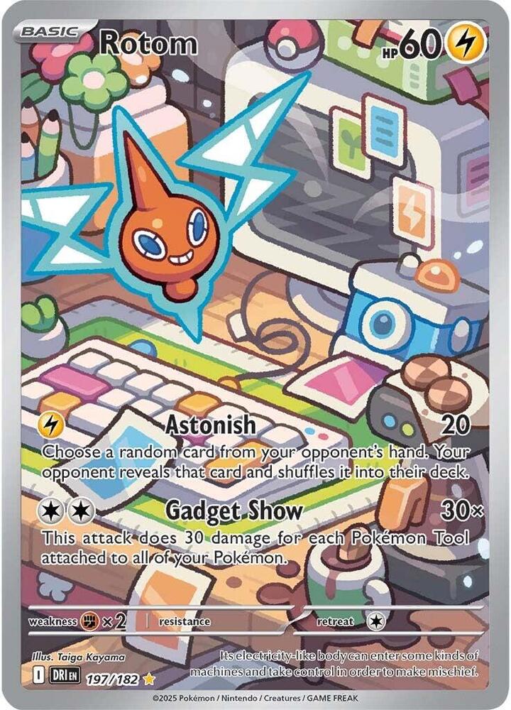 Rotom 197/182 (SV10: Destined Rivals)  - Holofoil | Good Games Adelaide SA