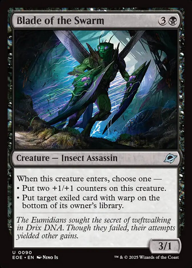 Blade of the Swarm 90 (Edge of Eternities)  - Foil | Good Games Adelaide SA