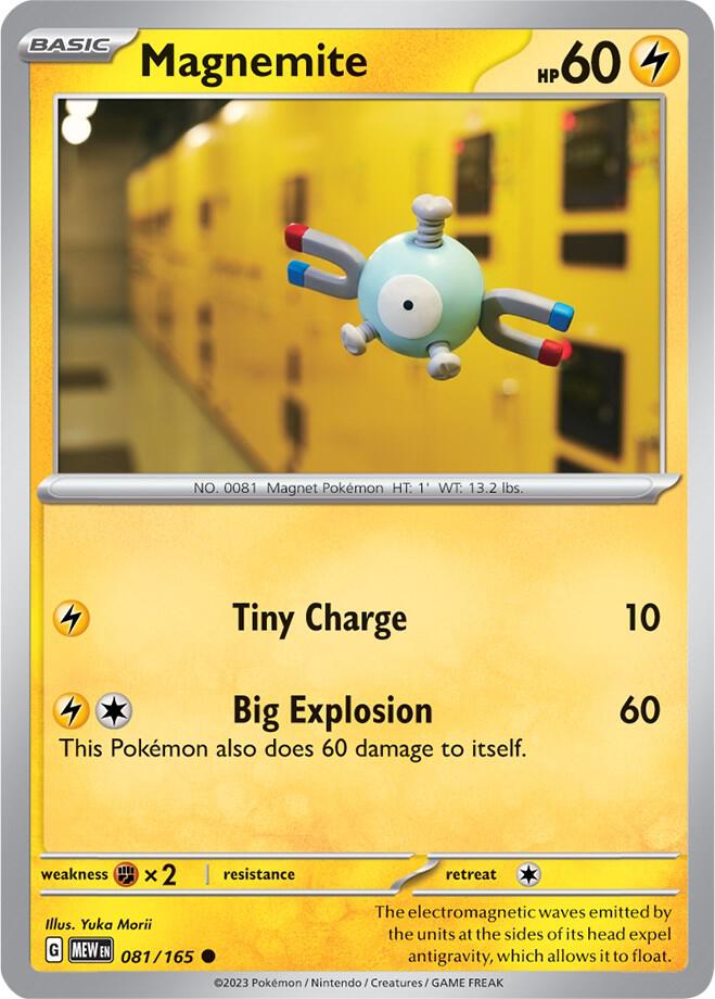 Magnemite 081/165 (SV: Scarlet & Violet 151)  | Good Games Adelaide SA