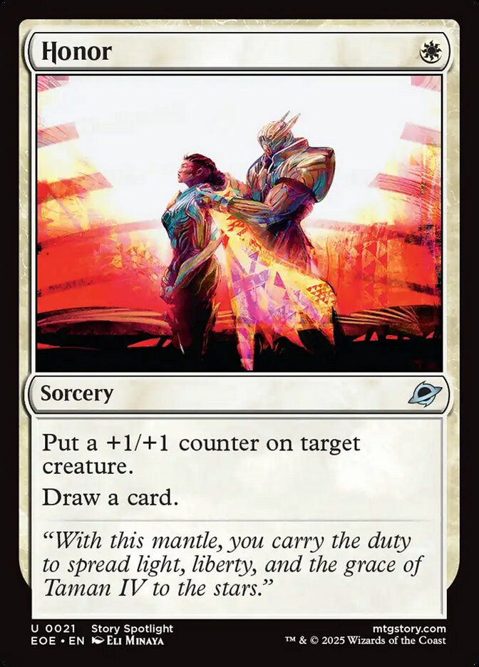 Honor 21 (Edge of Eternities)  - Foil | Good Games Adelaide SA