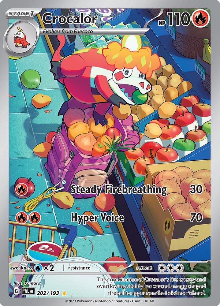 Crocalor 202/193 (SV02: Paldea Evolved)  - Holofoil | Good Games Adelaide SA