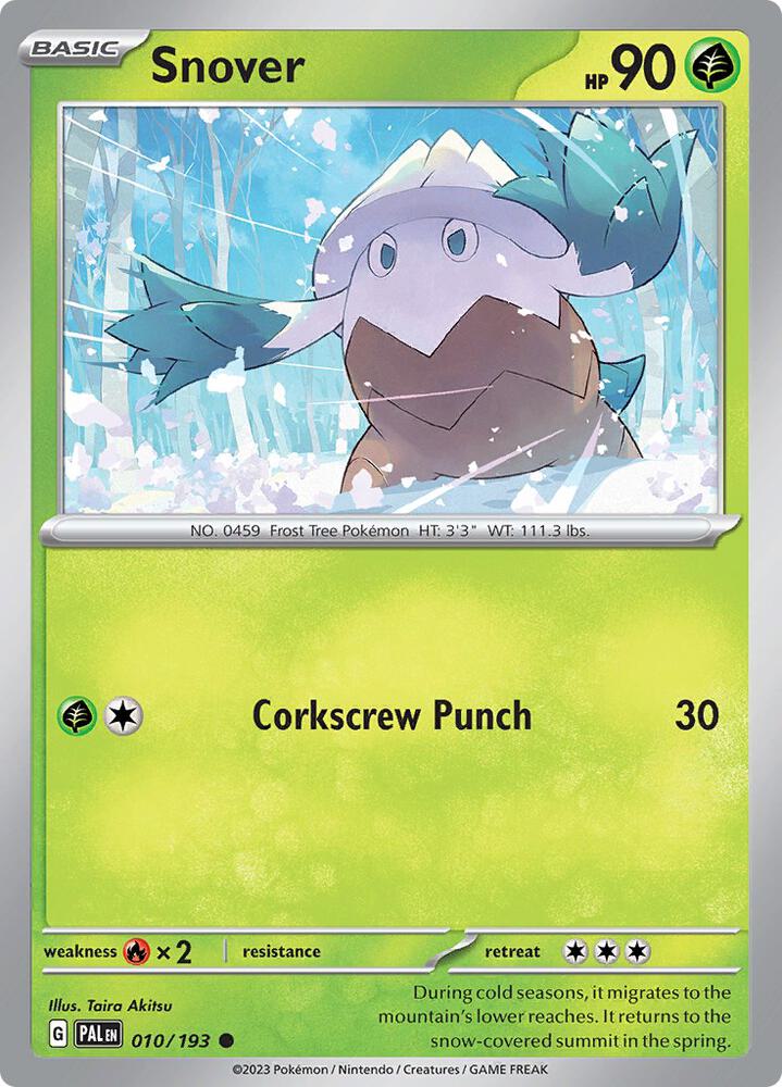 Snover 010/193 (SV02: Paldea Evolved)  | Good Games Adelaide SA