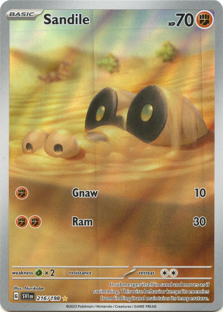 Sandile 216 198 216/198 (SV01: Scarlet & Violet Base Set)  - Holofoil | Good Games Adelaide SA
