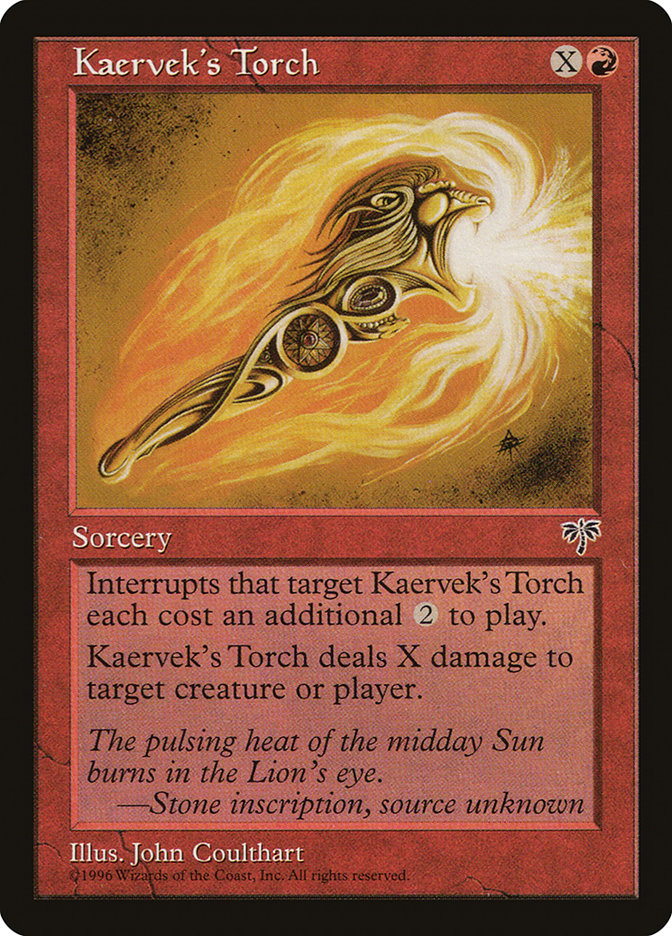 Kaervek's Torch  (Mirage)  | Good Games Adelaide SA