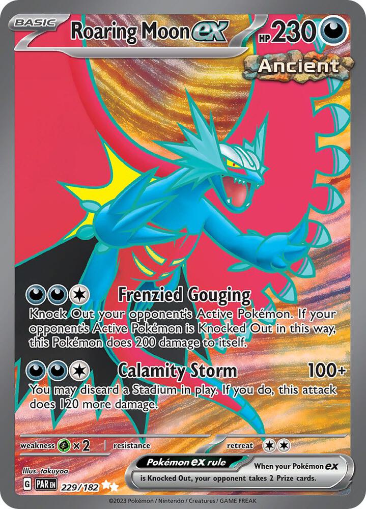 Roaring Moon ex 229/182 (SV04: Paradox Rift)  - Holofoil | Good Games Adelaide SA