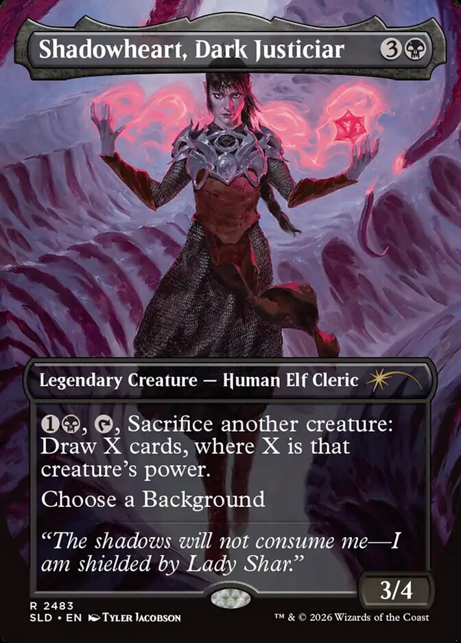Shadowheart Dark Justiciar 2483 (Secret Lair Drop Series)  - Foil | Good Games Adelaide SA