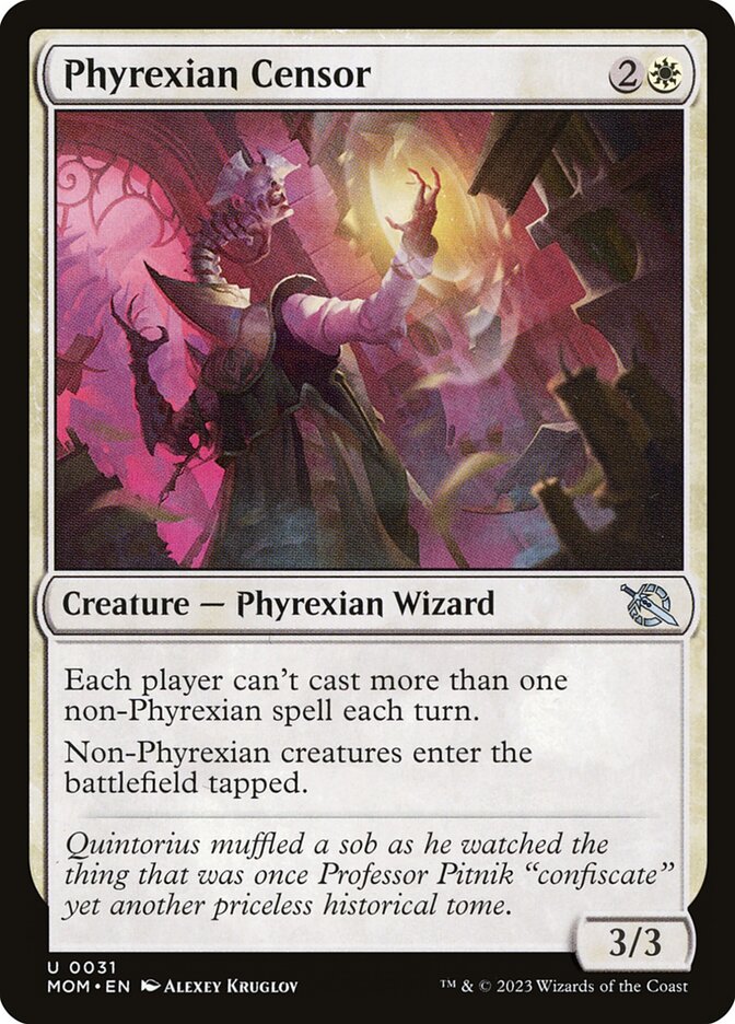 Phyrexian Censor 31 (March of the Machine)  | Good Games Adelaide SA