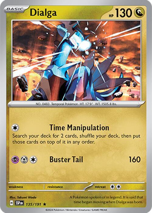 Dialga 135/191 (SV08: Surging Sparks)  - Holofoil | Good Games Adelaide SA