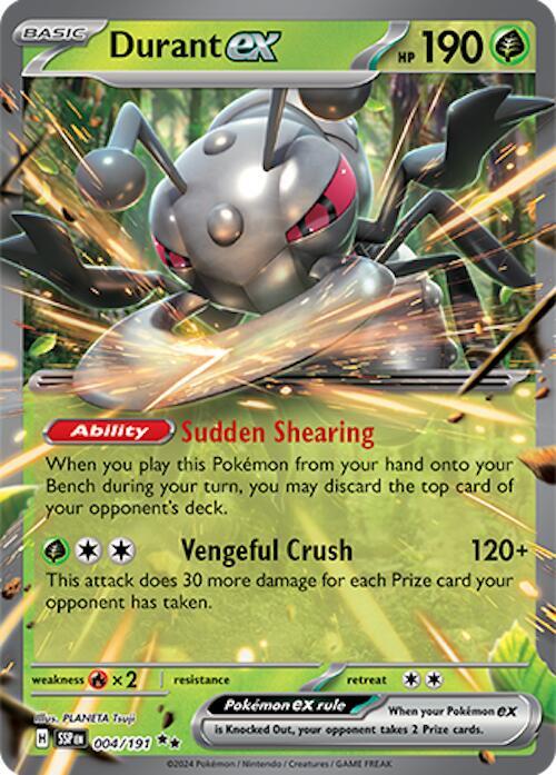 Durant ex 004/191 (SV08: Surging Sparks)  - Holofoil | Good Games Adelaide SA