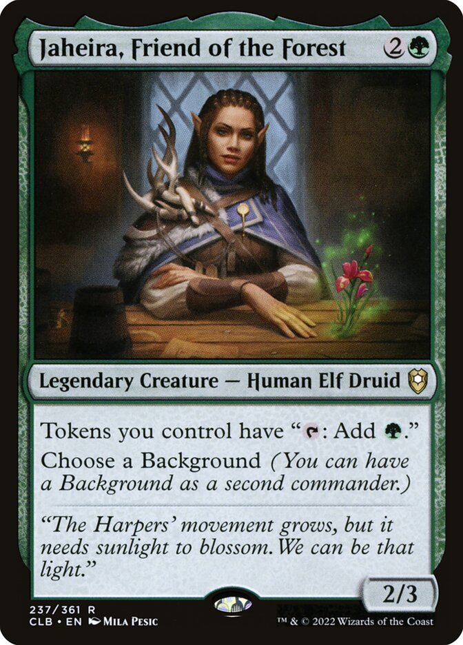 Jaheira Friend of the Forest 237 (Commander Legends: Battle for Baldur's Gate)  - Foil | Good Games Adelaide SA