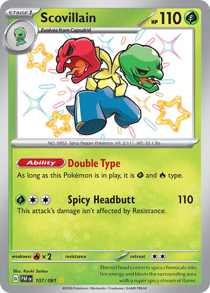 Scovillain 107/091 (SV: Paldean Fates)  - Holofoil | Good Games Adelaide SA