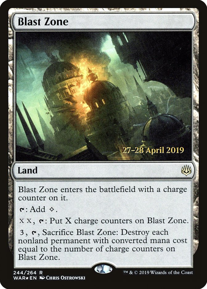 Blast Zone 244 (Prerelease Cards)  - Foil | Good Games Adelaide SA
