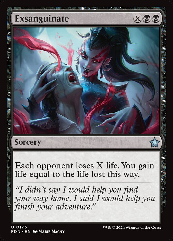 Exsanguinate 173 (Foundations)  - Foil | Good Games Adelaide SA