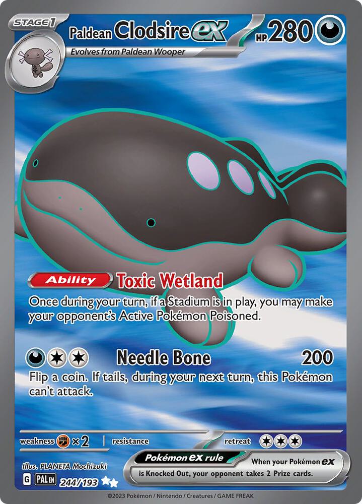 Paldean Clodsire ex 244 193 244/193 (SV02: Paldea Evolved)  - Holofoil | Good Games Adelaide SA