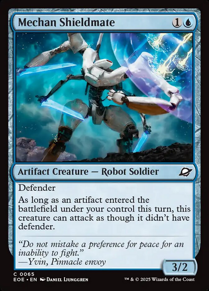 Mechan Shieldmate 65 (Edge of Eternities)  - Foil | Good Games Adelaide SA