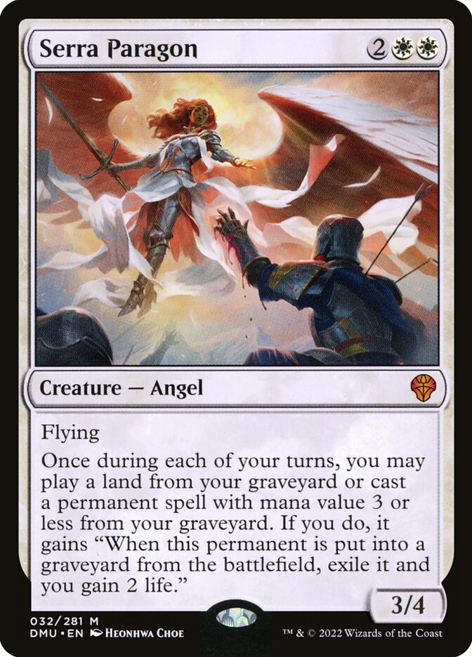 Serra Paragon 32 (Dominaria United)  - Foil | Good Games Adelaide SA