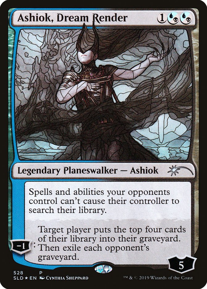 Ashiok Dream Render Stained Glass 528 (Secret Lair Drop Series)  - Foil | Good Games Adelaide SA