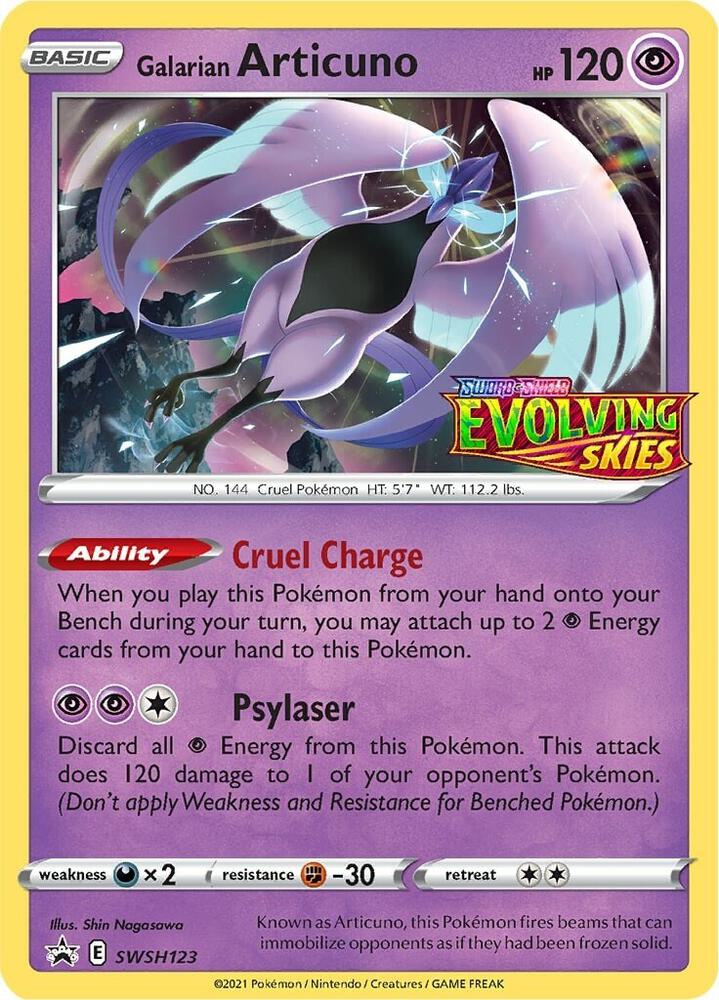 Galarian Articuno Prerelease SWSH123 (SWSH: Sword & Shield Promo Cards)  - Holofoil | Good Games Adelaide SA