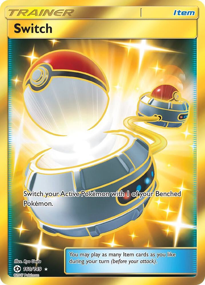 Switch Secret 160/149 (SM Base Set)  - Holofoil | Good Games Adelaide SA