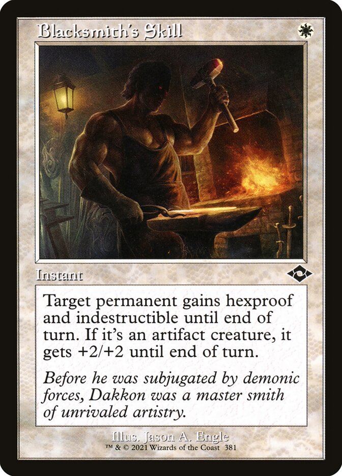 Blacksmith's Skill 381 (Modern Horizons 2)  - Foil | Good Games Adelaide SA