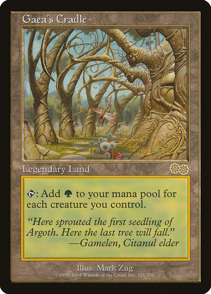 Gaea's Cradle 321/350 (Urza's Saga)  | Good Games Adelaide SA