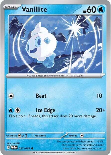Vanillite 027/086 (SV: White Flare)  | Good Games Adelaide SA