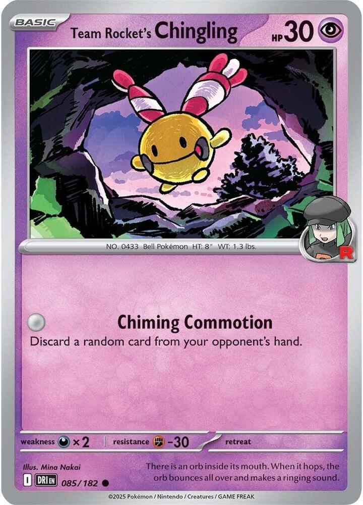 Team Rocket's Chingling 085/182 (SV10: Destined Rivals)  | Good Games Adelaide SA