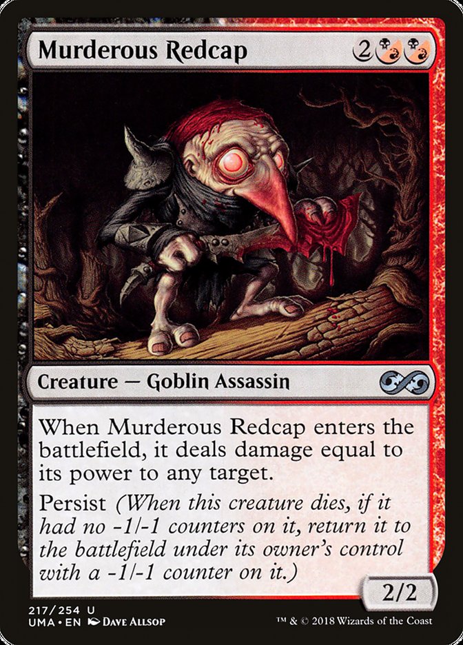 Murderous Redcap 217 (Ultimate Masters)  - Foil | Good Games Adelaide SA