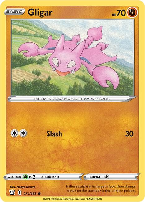 Gligar 071/163 (SWSH05: Battle Styles)  | Good Games Adelaide SA