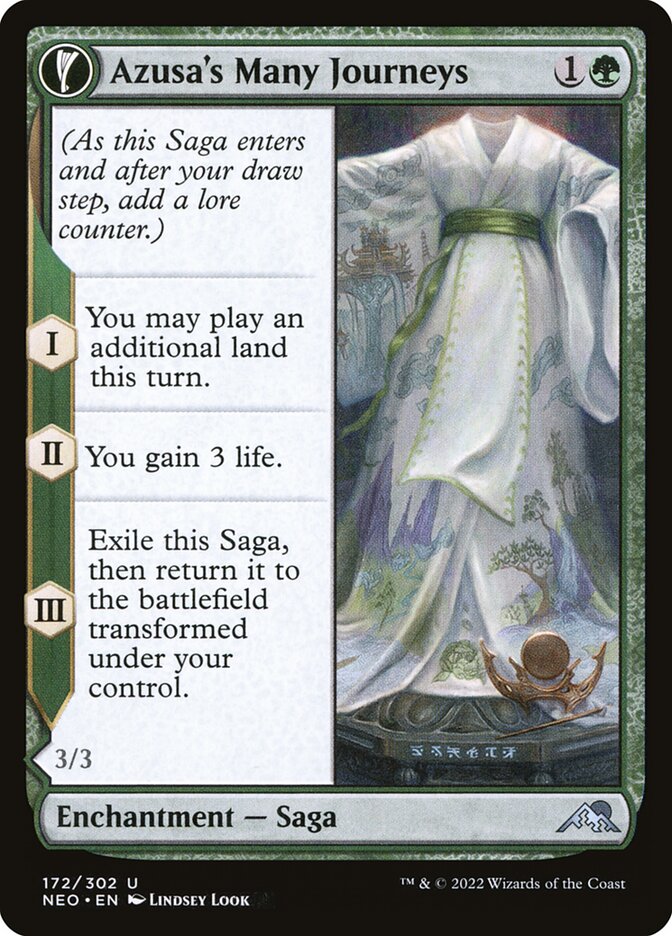 Azusa's Many Journeys // Likeness of the Seeker 172 (Kamigawa: Neon Dynasty)  - Foil | Good Games Adelaide SA