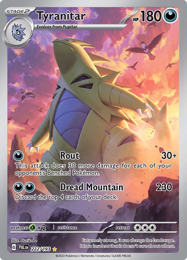 Tyranitar 222/193 (SV02: Paldea Evolved)  - Holofoil | Good Games Adelaide SA