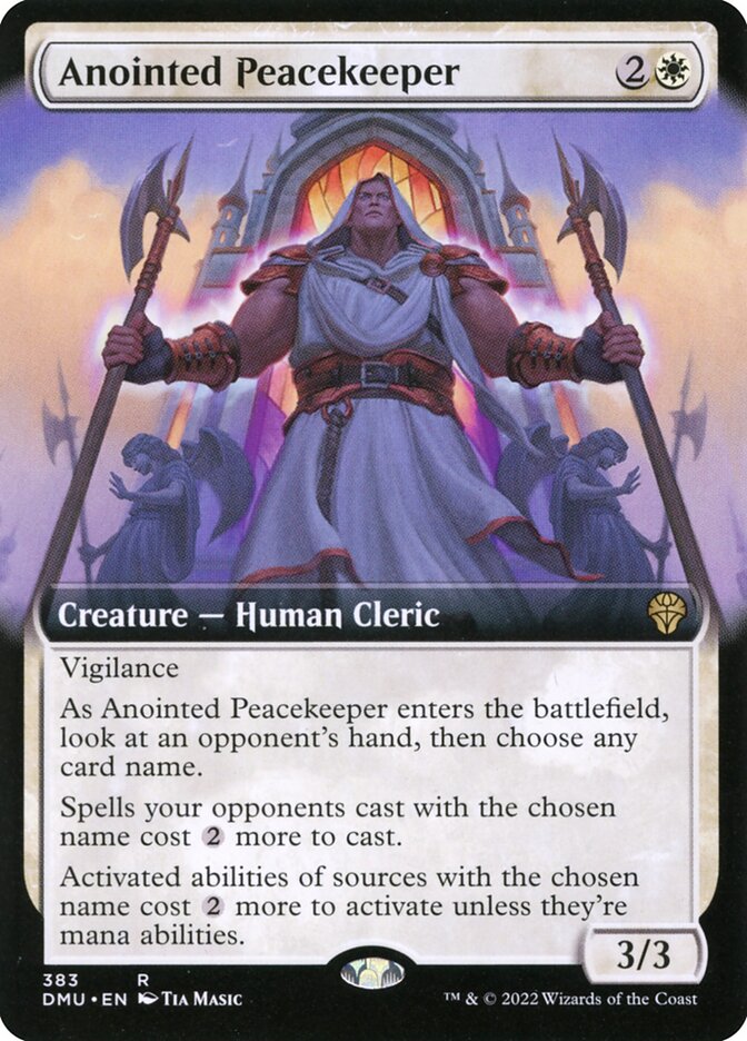 Anointed Peacekeeper 383 (Dominaria United)  | Good Games Adelaide SA