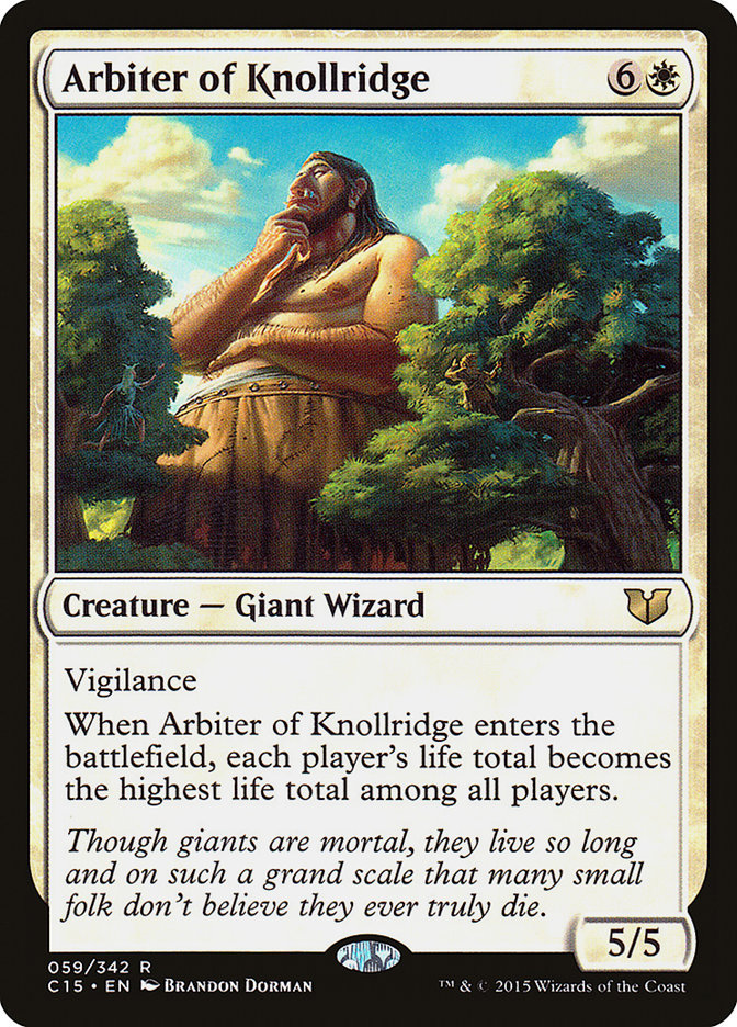Arbiter of Knollridge 59 (Commander 2015)  | Good Games Adelaide SA