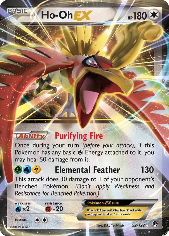 Ho Oh EX 92/122 (XY - BREAKpoint)  - Holofoil | Good Games Adelaide SA