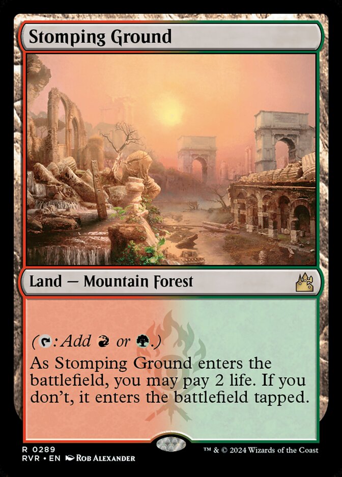 Stomping Ground 289 (Ravnica Remastered)  - Foil | Good Games Adelaide SA