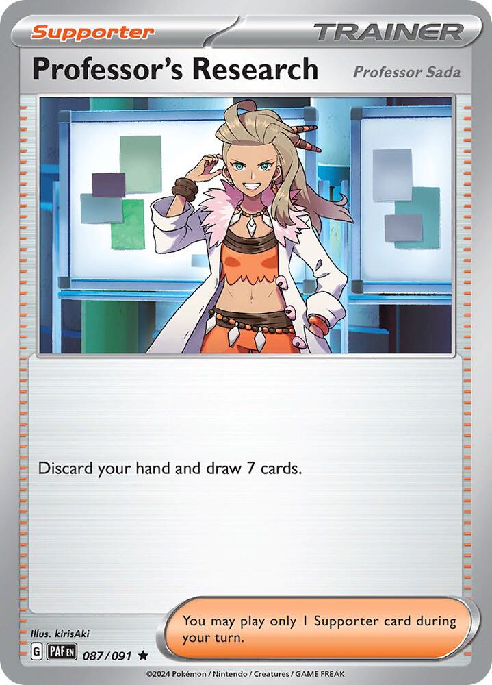 Professor's Research 087/091 (SV: Paldean Fates)  - Reverse Holofoil | Good Games Adelaide SA