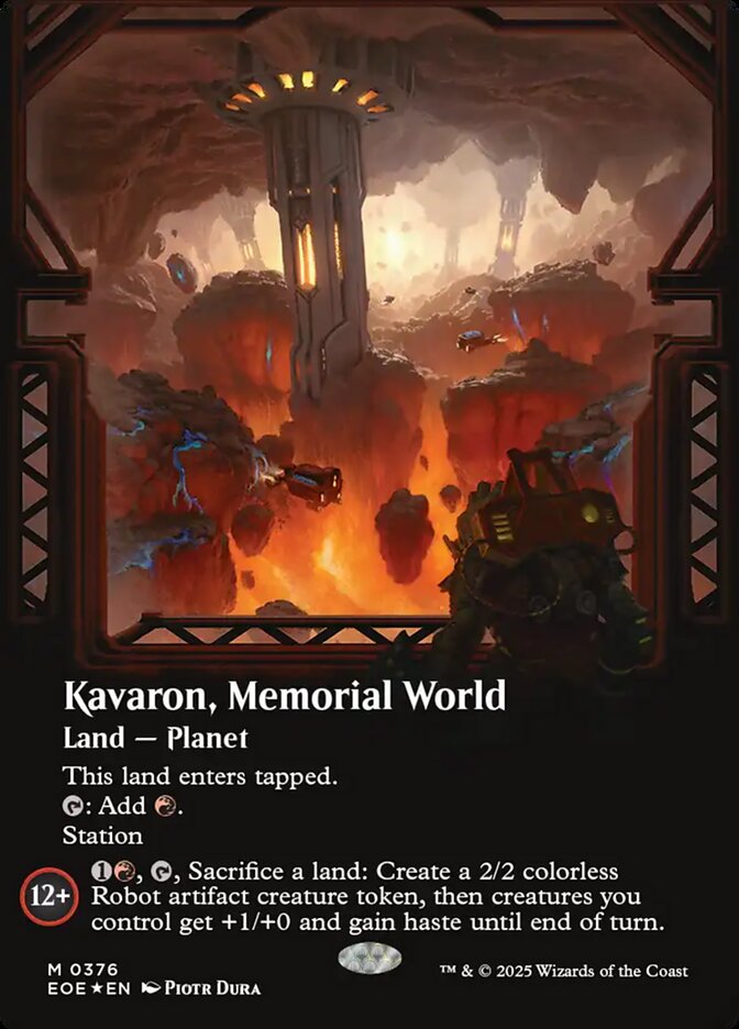 Kavaron, Memorial World 376 (Edge of Eternities)  - Foil | Good Games Adelaide SA