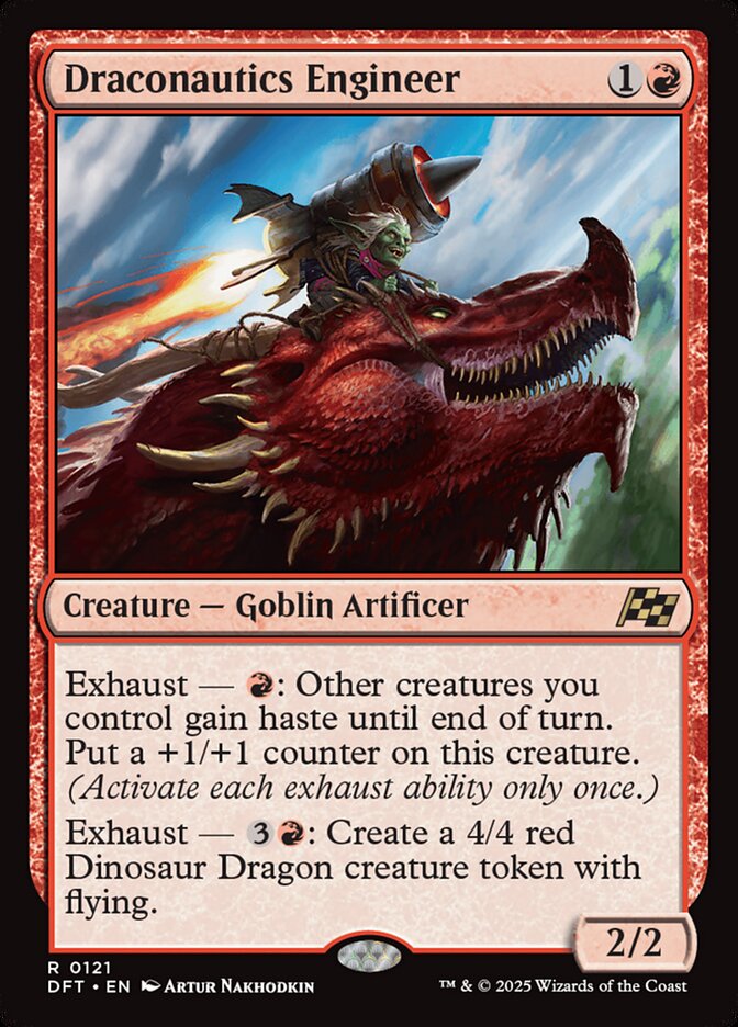 Draconautics Engineer 121 (Aetherdrift)  - Foil | Good Games Adelaide SA