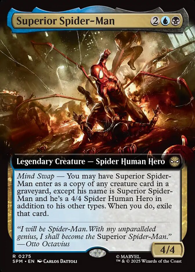 Superior Spider Man Extended Art 275/198 (Marvel's Spider-Man)  - Extended Art Foil | Good Games Adelaide SA